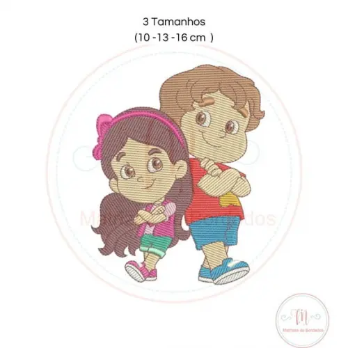 Matriz de Bordado Maria Clara e Jp