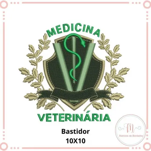 Matriz de Bordado Medicina Veterinária
