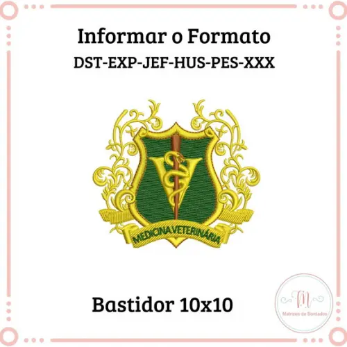 Matriz de Bordado Medicina Veterinária