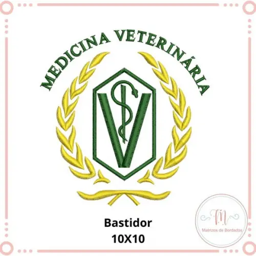 Matriz de Bordado Medicina Veterinária