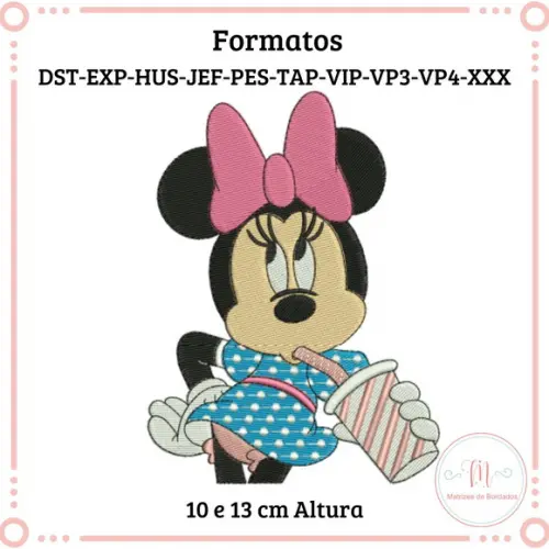 Matriz de Bordado Minnie
