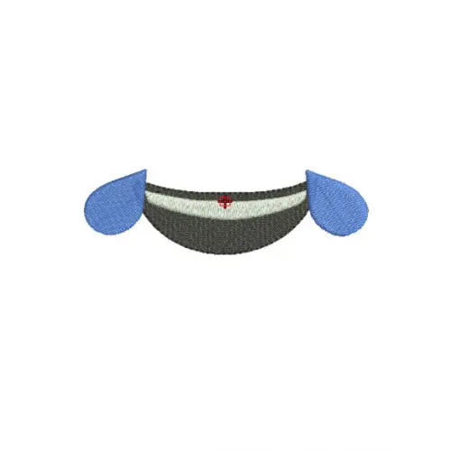 Matriz de Bordado para Máscara Sorriso