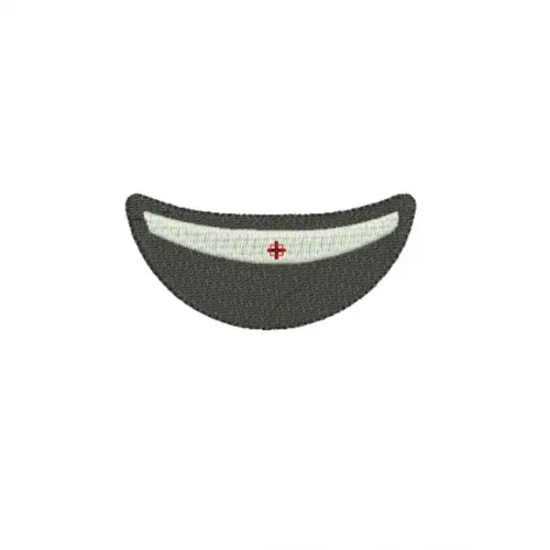 Matriz de Bordado para Máscara Sorriso