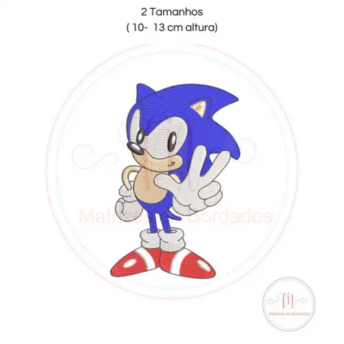Matriz de Bordado Sonic
