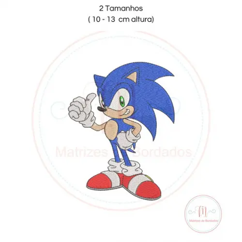 Matriz de Bordado Sonic