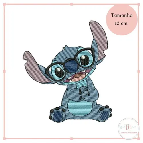 Matriz de Bordado Stitch de Óculos