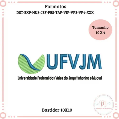 Matriz de Bordado Ufvjm