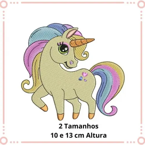 Matriz de Bordado Unicórnio