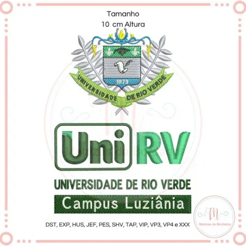 Matriz de Bordado Unirv (campus Luziânia)