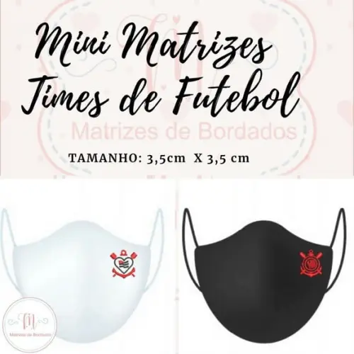 Matrizes de Bordados - Mini Matrizes de Times de Futebol