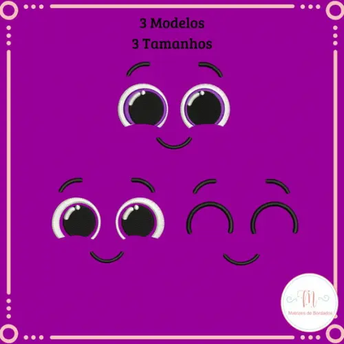 Matrizes de Bordados Bolofofos (rosto)