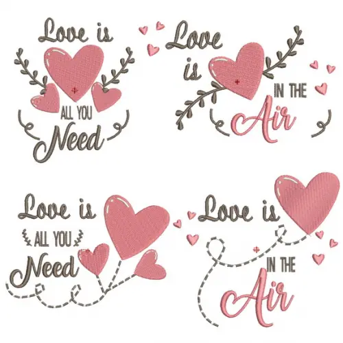 Matrizes de Bordados Love is ...