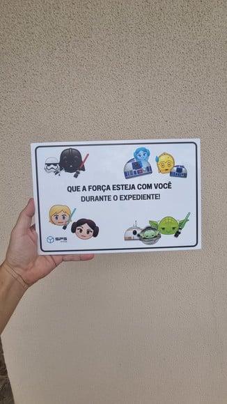 Placa Acrílico Comercio Personalizada Campainha Logo 30x20cm
