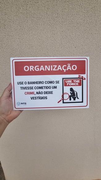 Placa Acrílico Comercio Personalizada Campainha Logo 30x20cm