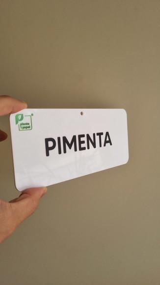 Placa Acrílico Identificação com Logo Impressão Uv 18x8cm