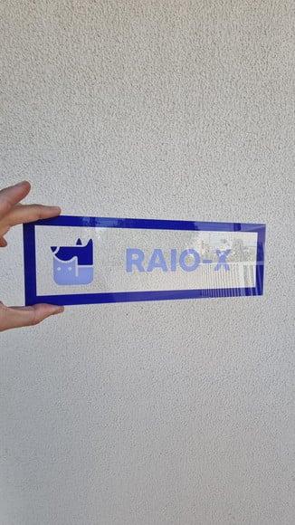 Placa Acrílico Identificação Porta Logo Impressão Uv 30x10cm