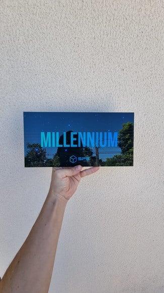 Placa Acrílico Identificação Porta Logo Impressão Uv 30x15cm