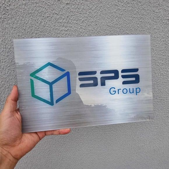 Placa Acrílico Identificação Porta Logo Impressão Uv 30x20cm