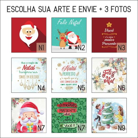 Luminária Criativa Presente de Natal Personalizada com Foto