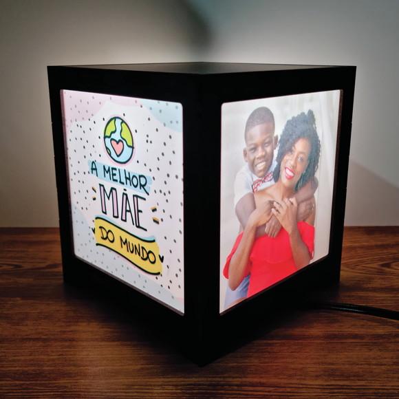 Luminária Criativa Presente Dia das Mães com Foto