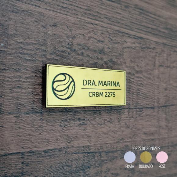Crachá Botton Magnético Aço Escovado Impressão Colorida