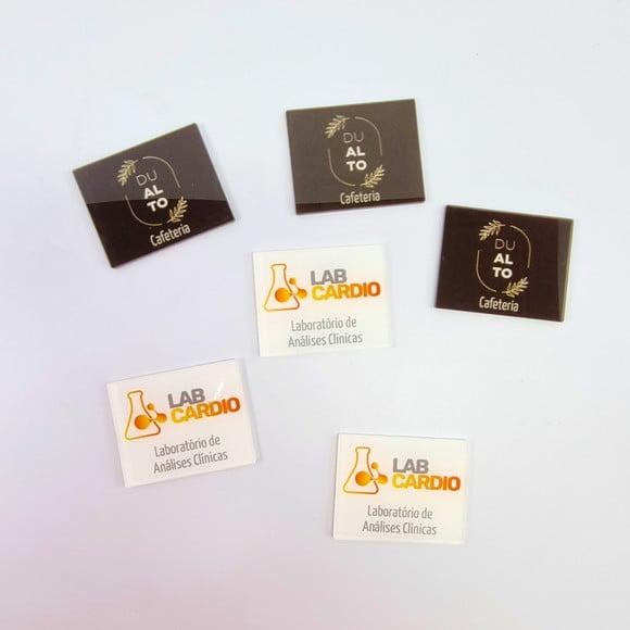Kit 6un Mini Placa Acrílico 5x4cm com Impressão Uv