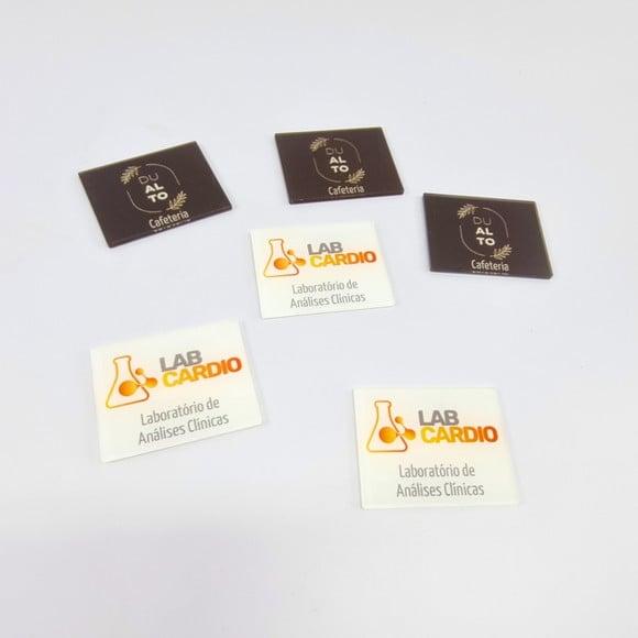 Kit 6un Mini Placa Acrílico 5x4cm com Impressão Uv