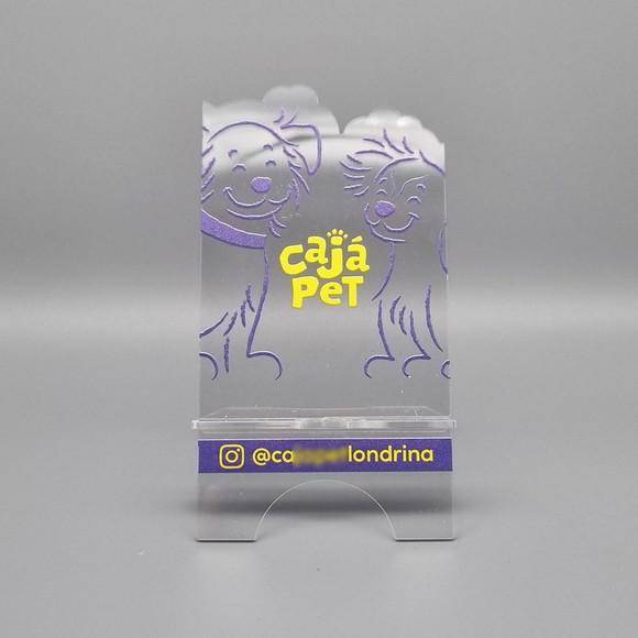 Porta Celular Acrilico Personalizado Logo Impressão Uv C.c.