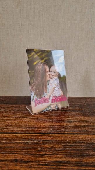 Porta Retrato Dia das Mães Personalizado em Acrílico 10x15cm