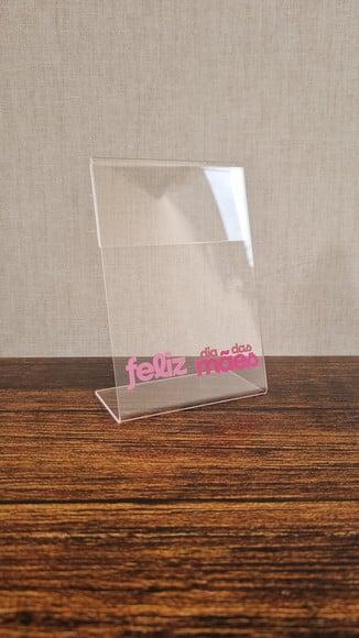 Porta Retrato Dia das Mães Personalizado em Acrílico 10x15cm