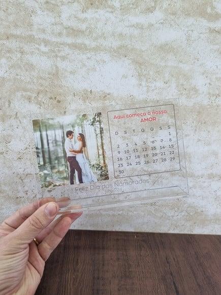 Presente Dia dos Namorados Data de Namoro Calendario e Foto