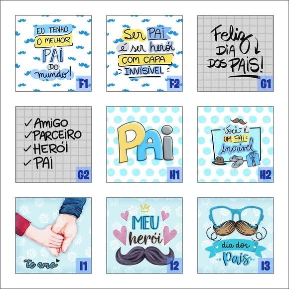 Presente Dia dos Pais Luminária Criativa com Fotos