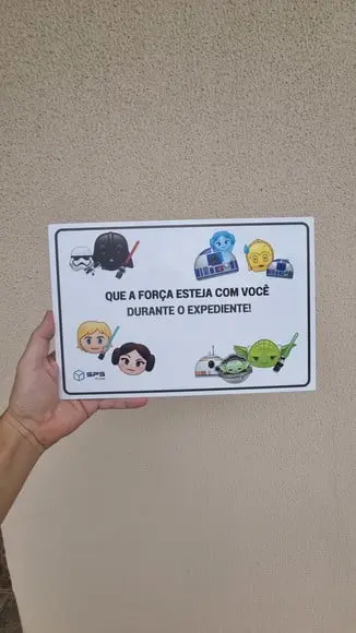 Placa Acrílico Comercio Personalizada Campainha Logo 30x20cm