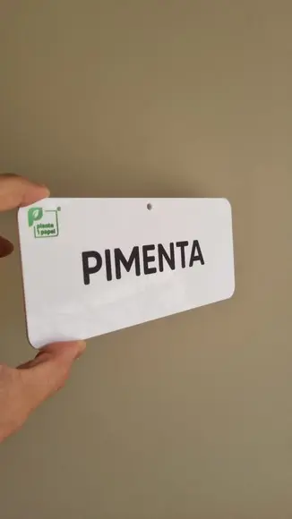 Placa Acrílico Identificação com Logo Impressão Uv 18x8cm