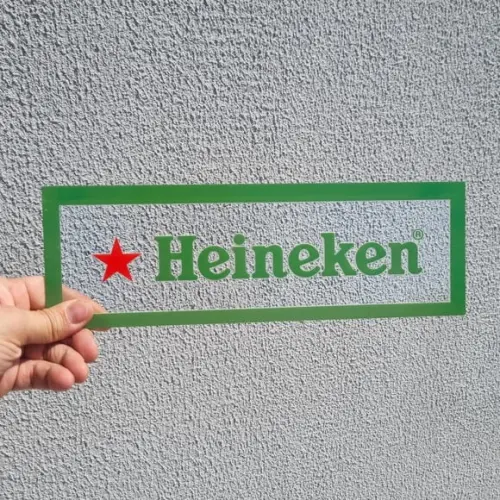 Placa Acrílico Identificação Porta Logo Impressão Uv 30x10cm