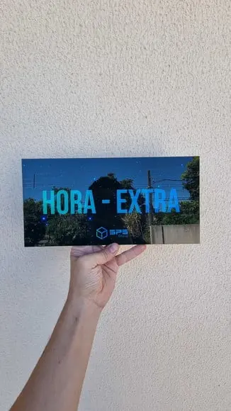 Placa Acrílico Identificação Porta Logo Impressão Uv 30x15cm