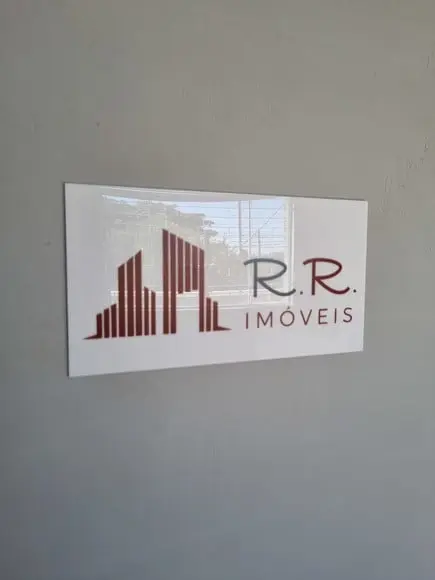Placa Acrílico Identificação Porta Logo Impressão Uv 30x15cm