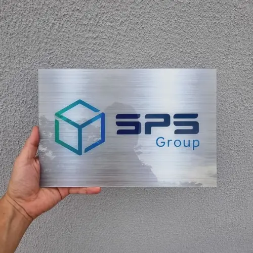 Placa Acrílico Identificação Porta Logo Impressão Uv 30x20cm