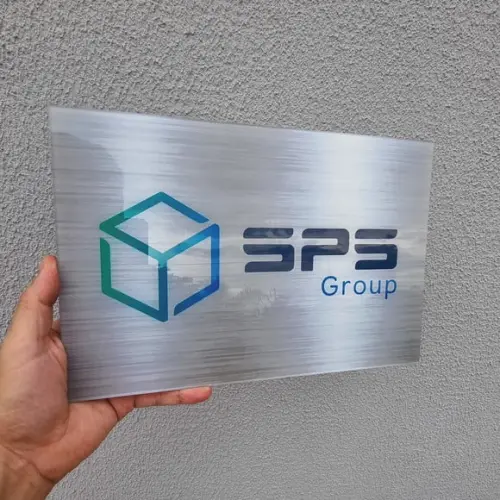 Placa Acrílico Identificação Porta Logo Impressão Uv 30x20cm