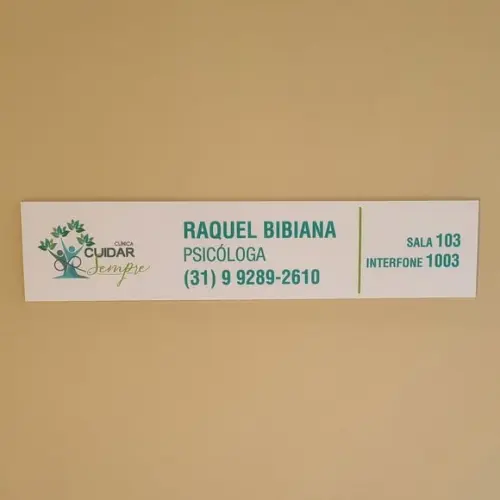 Placa Acrílico Identificação Porta Logo Impressão Uv 45x10cm