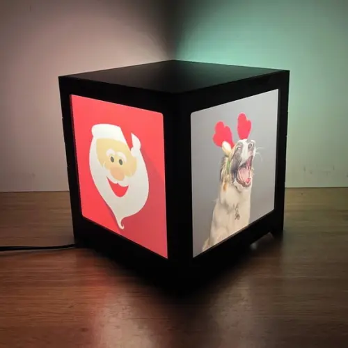Luminária Criativa Presente de Natal Personalizada com Foto