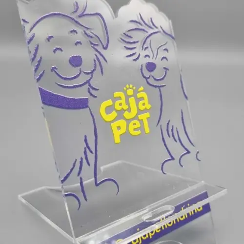 Porta Celular Acrilico Personalizado Logo Impressão Uv C.c.