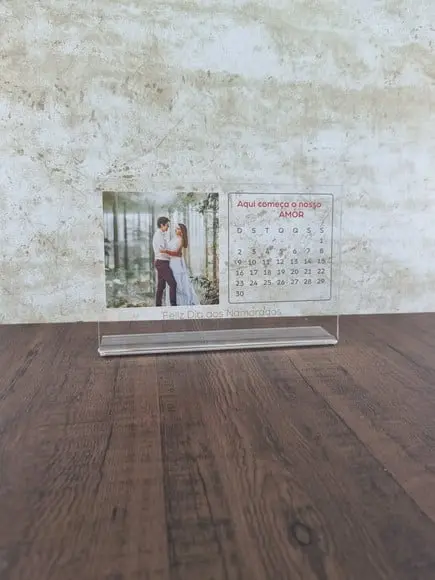 Presente Dia dos Namorados Data de Namoro Calendario e Foto