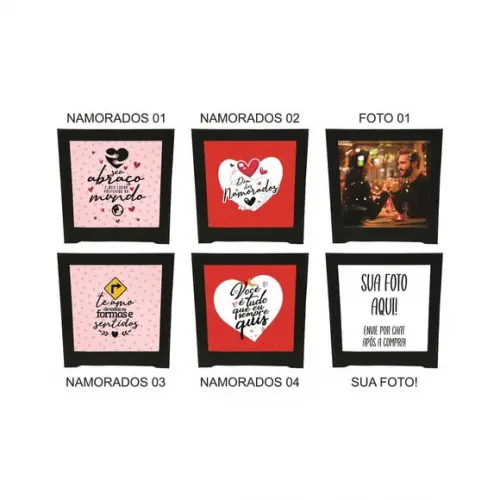 Presente Dia dos Namorados Luminária Criativa com Fotos