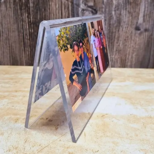 Presente Dia das Mâes Porta Retrato Quad Polaroid Acrílico
