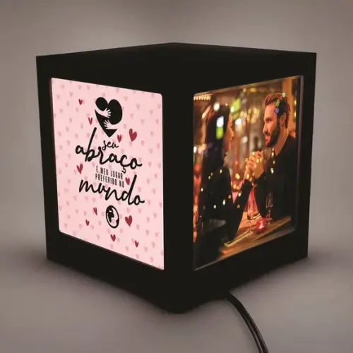 Presente Dia dos Namorados Luminária Criativa Personalizada
