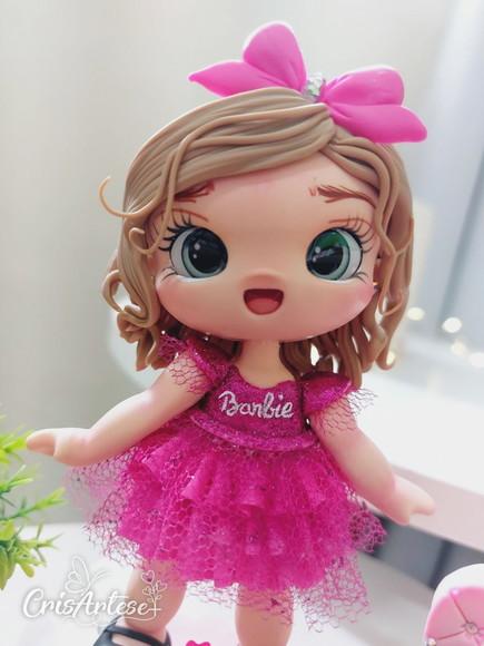 Topo de Bolo Barbie