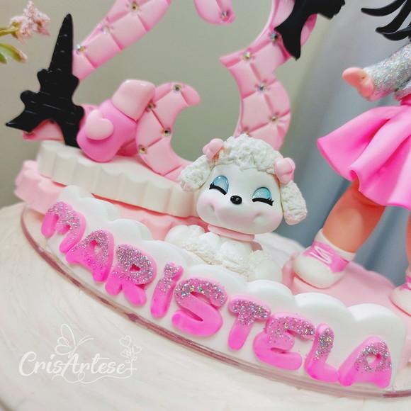 Topo de Bolo Barbie