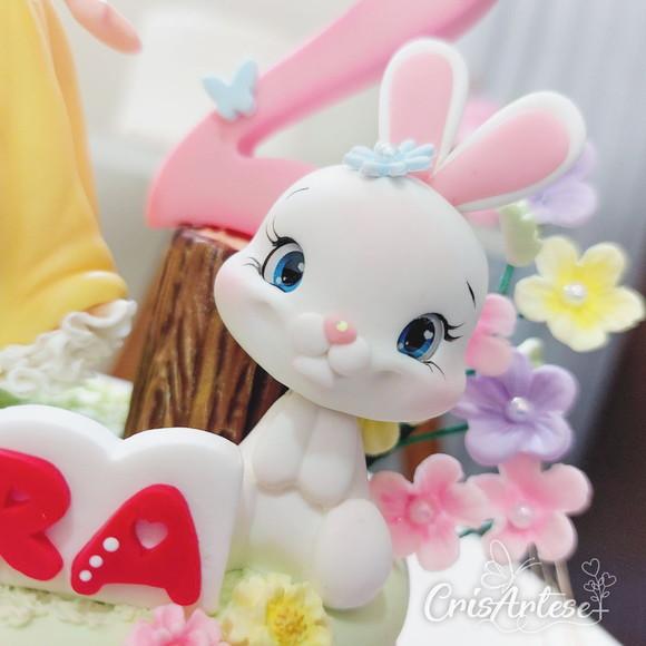 Topo de Bolo Branca de Neve Biscuit