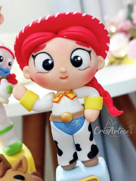 Topo de Bolo com Vela Toy Story